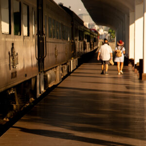 Jose Cuervo Express Train Tickets at the Guadalajara train platform