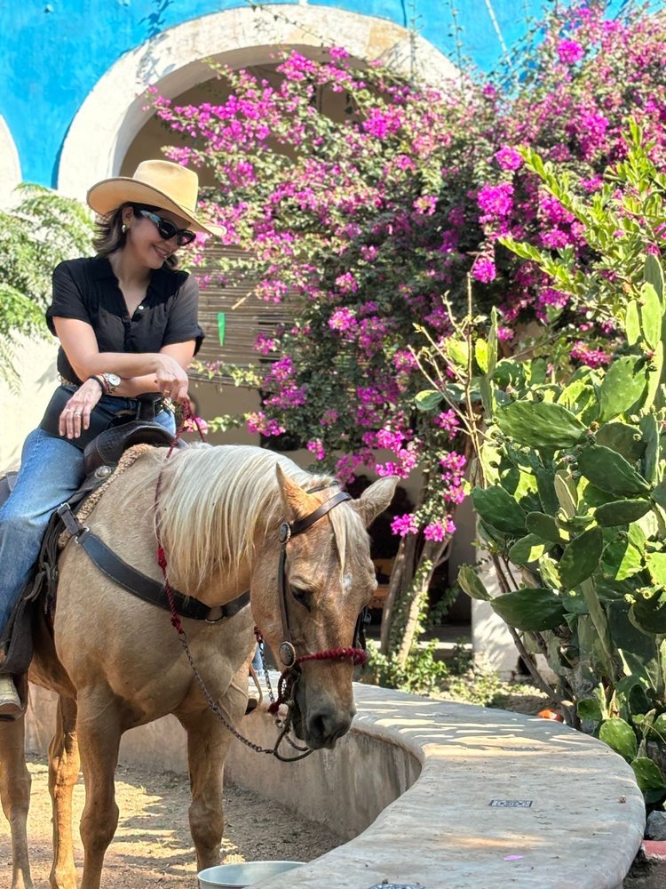 Horseback Riding through agave fields