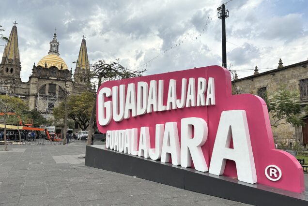 Featured stop on our Guadalajara tour — the iconic Guadalajara city sign, a highlight for travelers booking a tour in Guadalajara.